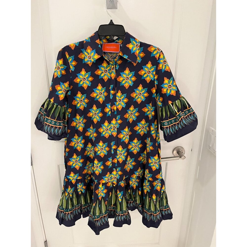 LA DoubleJ Tuckernuck Choux Dress in Ashbury Sz MEDIUM Floral - Picture 5 of 13